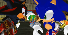Sonic Adventure 2 Battle, sonic Knuckles, Doctor Eggman, Echidna